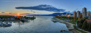 Burrard Inlet at Sunset